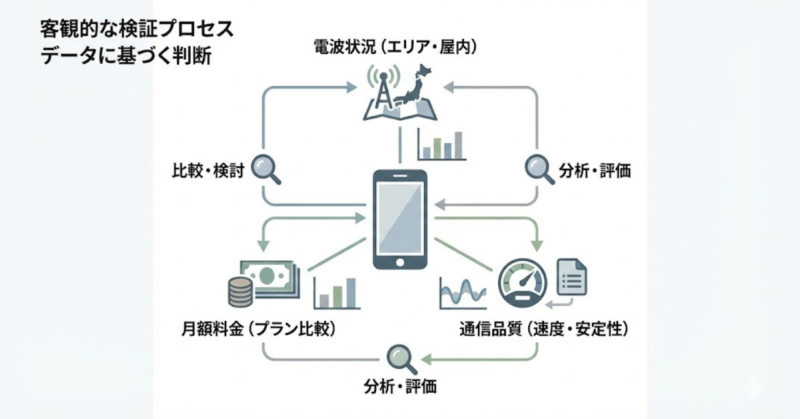 楽天モバイルの評判と通信品質を2026年の最新状況から検証するイメージ