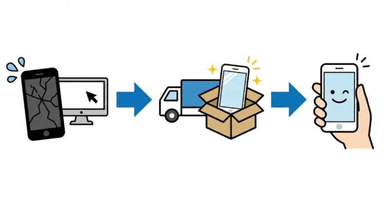楽天モバイルの代替機対応は修理中の貸出ではなく保証による交換が基本となる流れ
