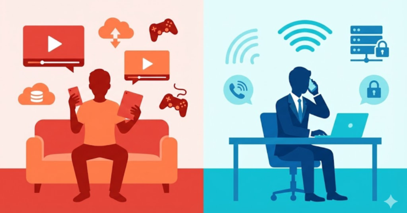 楽天モバイルと日本通信SIMそれぞれに向いている利用者の違い