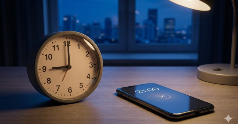 楽天モバイルの開通手続きにある21時の時間制限を示すイメージ