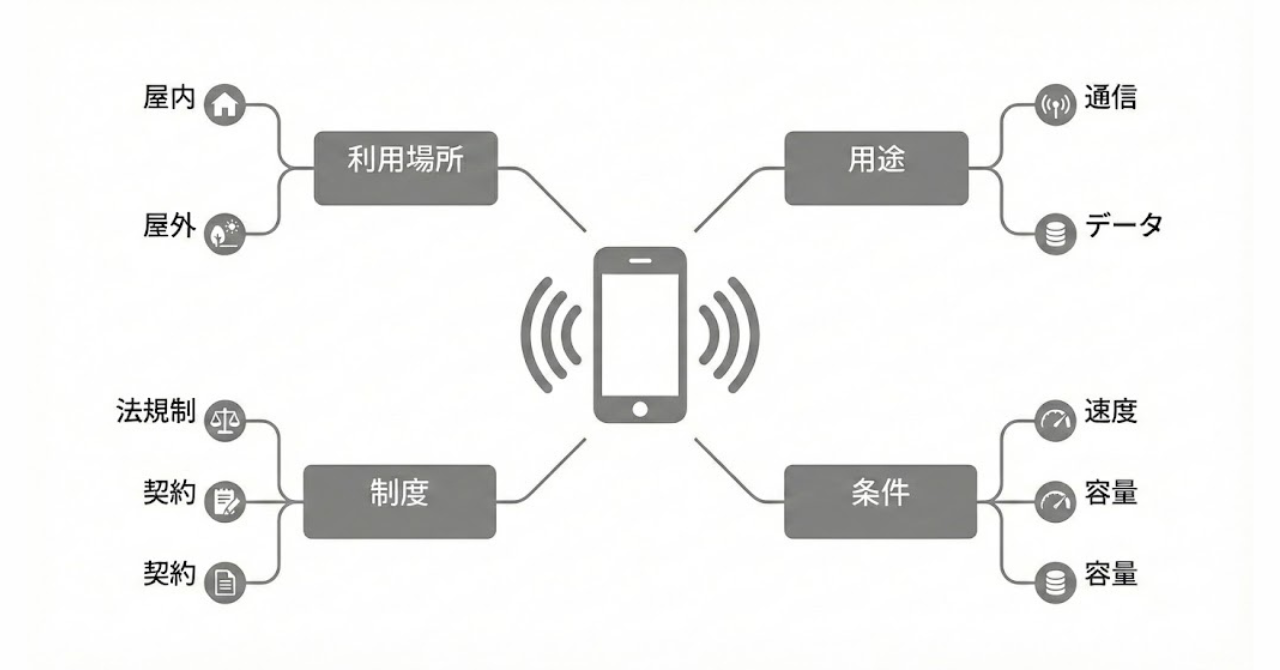 楽天モバイルが「ひどい」と感じられる要因を通信構造と利用条件から整理した判断用イメージ
