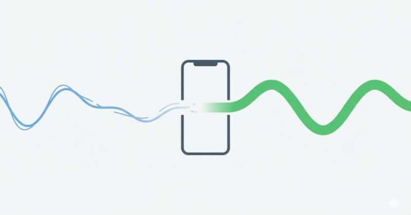 iPhoneで瞬断を体感しやすい背景と挙動