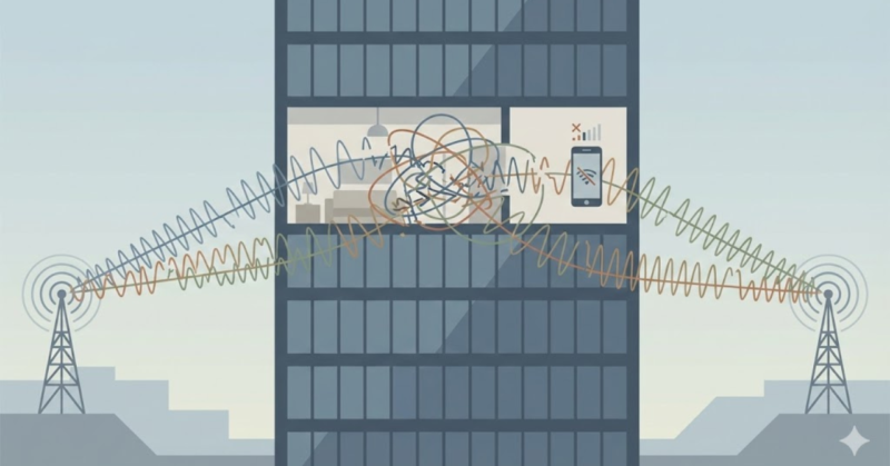 高層階特有の電波干渉とパケ詰まりの解消法