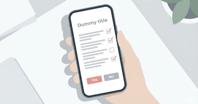 3分診断｜楽天モバイルで後悔しないための最終チェック（YES_NO）
