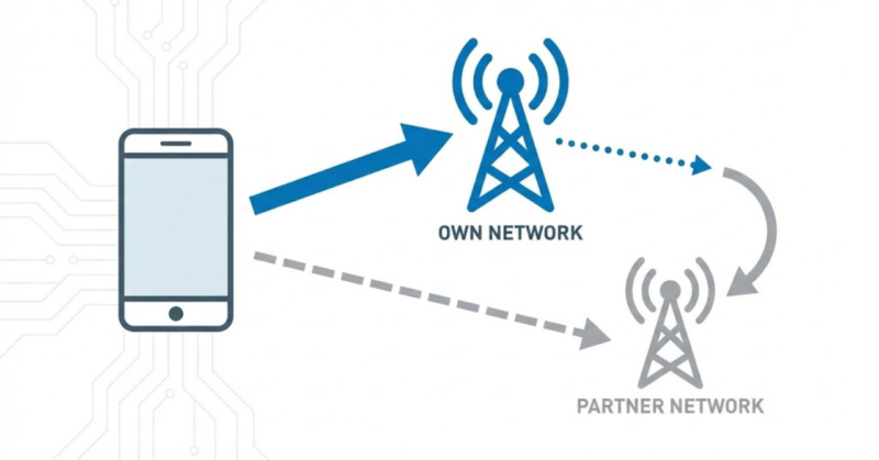 楽天モバイル ローミング切替の基本構造